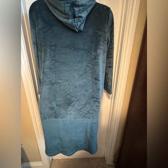 NWT 32 Degrees Long Sleeve Sleep Lounger Hoodie In Deep Baltic, Large/X-Large) - Picture 8 of 8